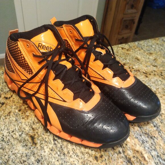 Reebok Zigtech Men's Running Shoes Black Orange Lace Up Sneaker Sz11.5 104280616 - Picture 6 of 12